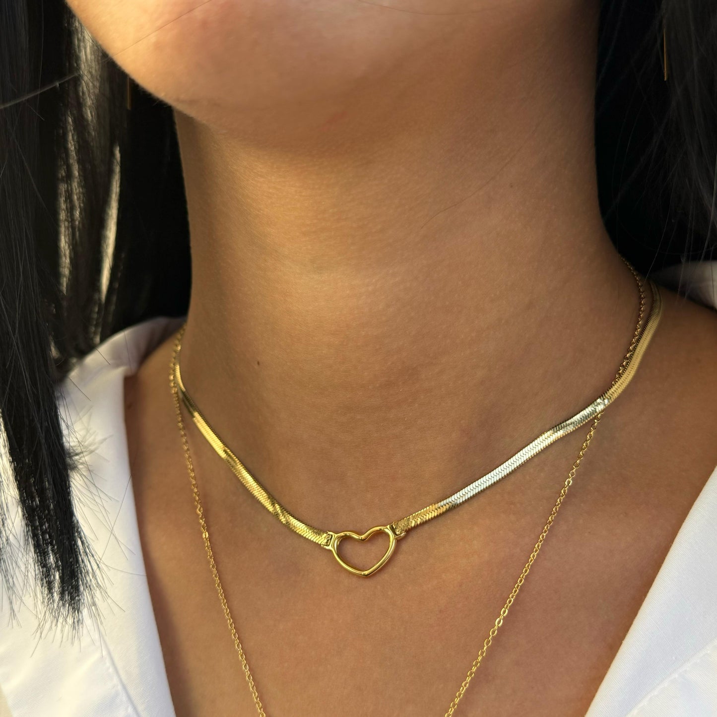 Collana Cuore forato