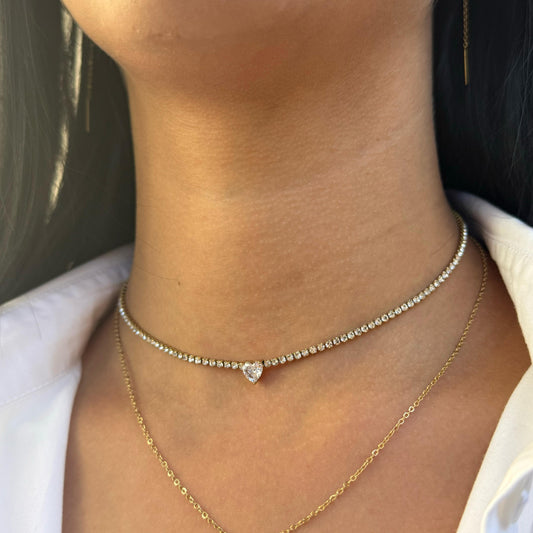 Collana Choker Small heart