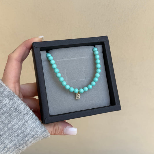 Collana Choker Azzurra