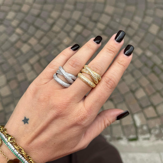 Anello X Con veretta