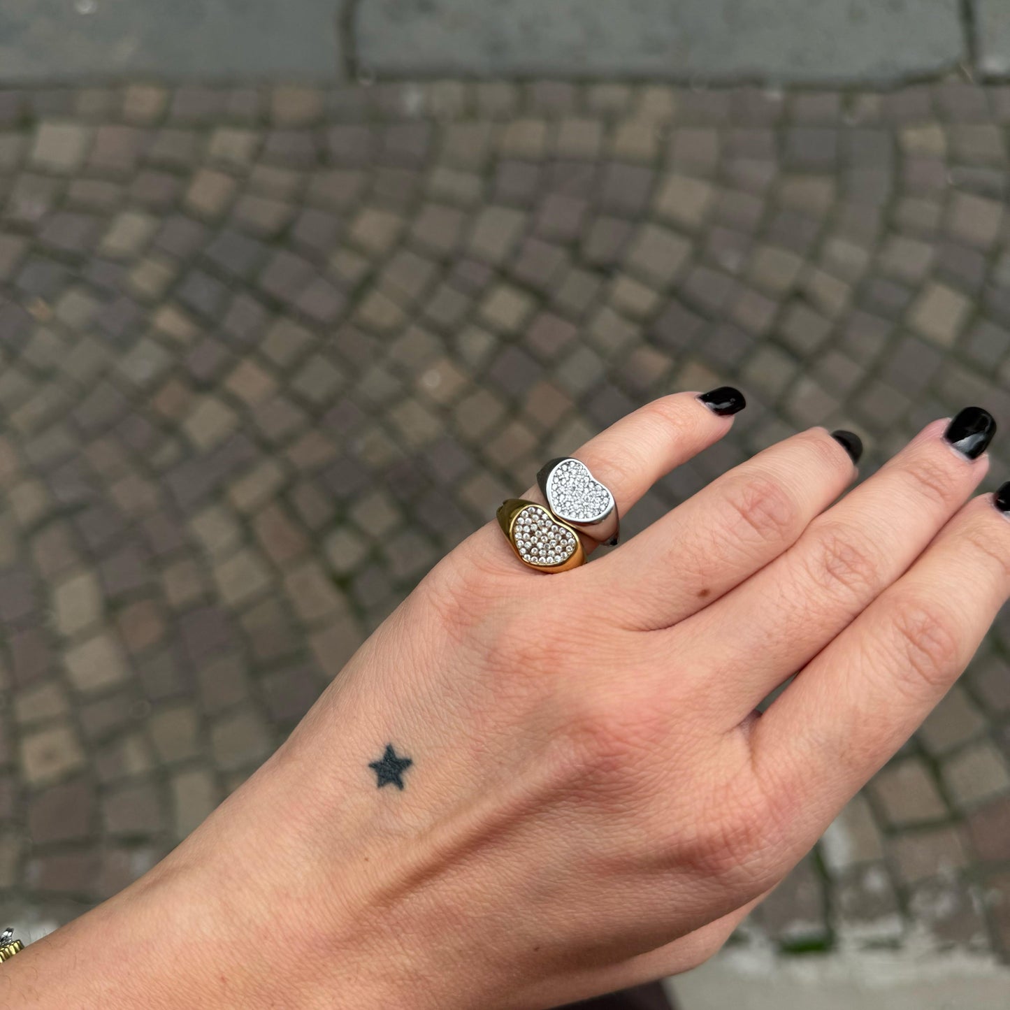 Anello Chevalier Cuore Strass