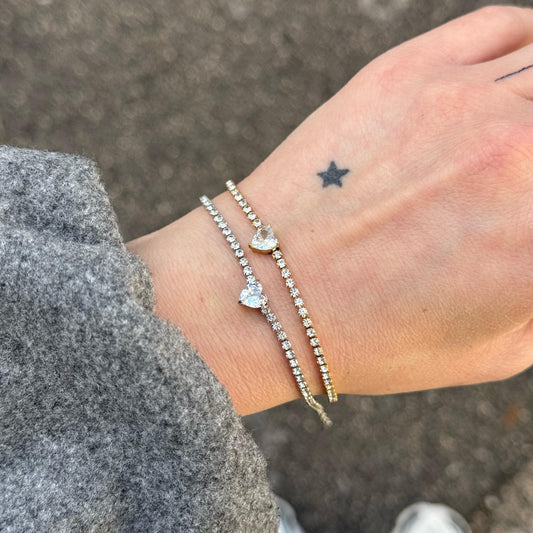 Bracciale Tennis Cuore