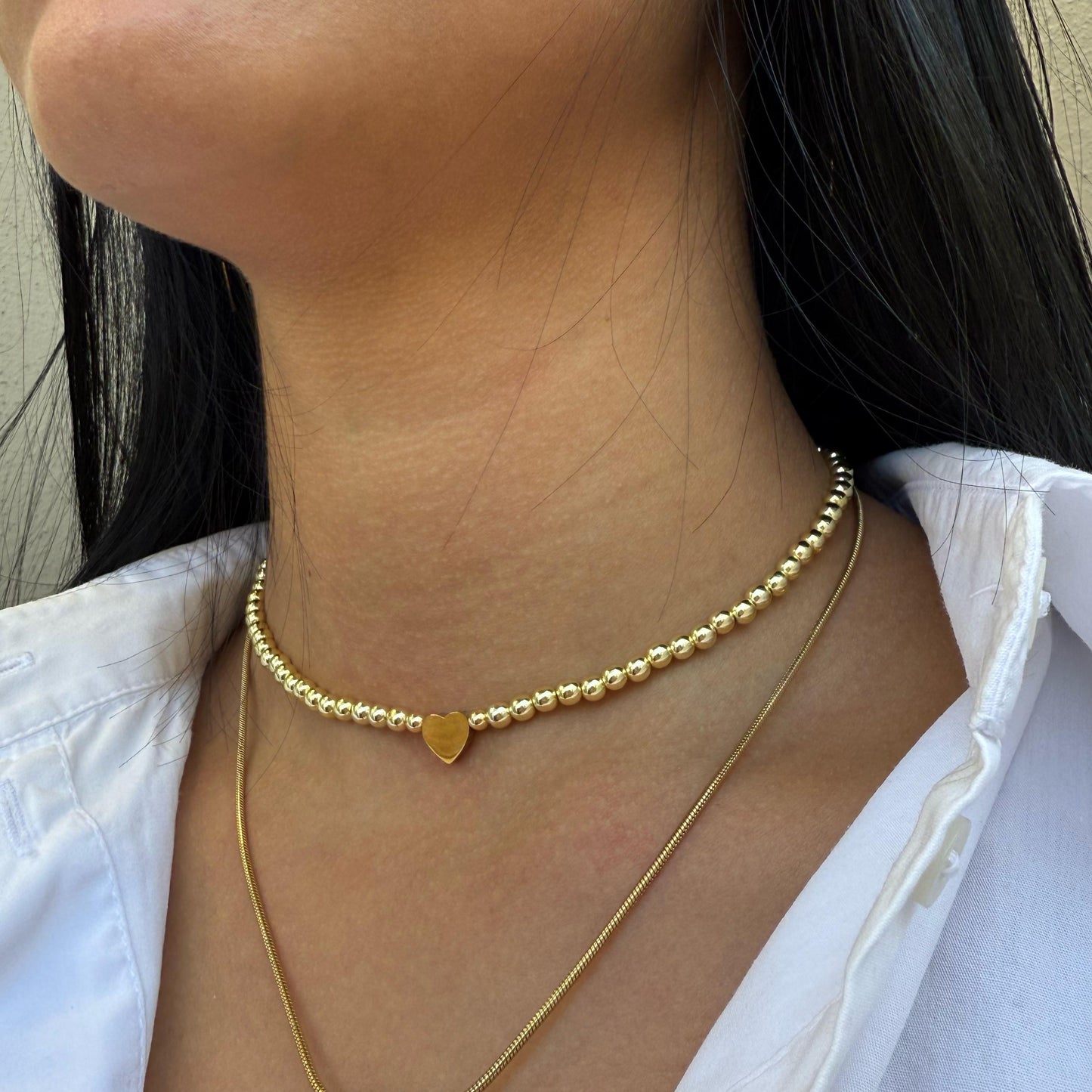 Collana Choker Balls Heart