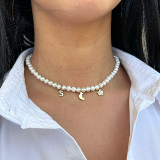 Collana choker Perla Personalizzabile